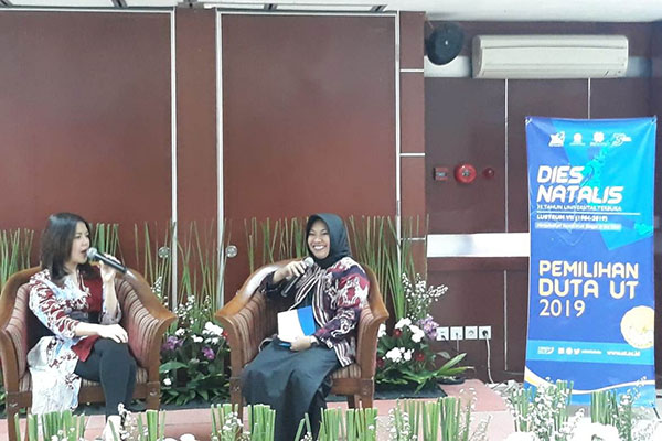  Dies Natalis ke-35 dan Lustrum ke VII Universitas Terbuka (UT) digelar Pemilihan Duta UT 2019. 