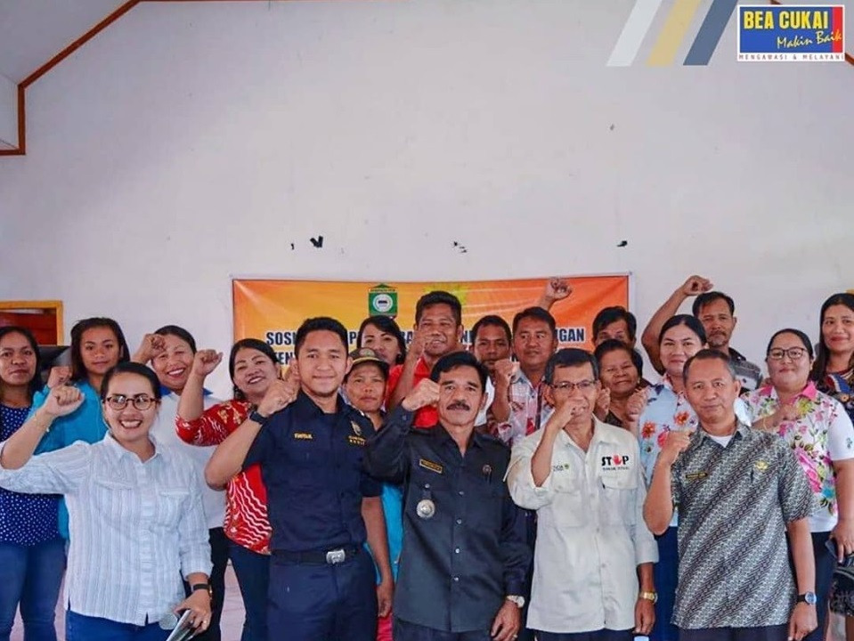 Bea Cukai Morowali bentuk Satgas Anti Rokok Ilegal bersama dengan Dinas Pendapatan Daerah Kabupaten Poso .