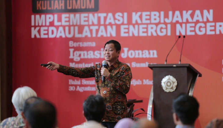 MENTERI Energi dan Sumber Daya Mineral (ESDM) Ignasius Jonan