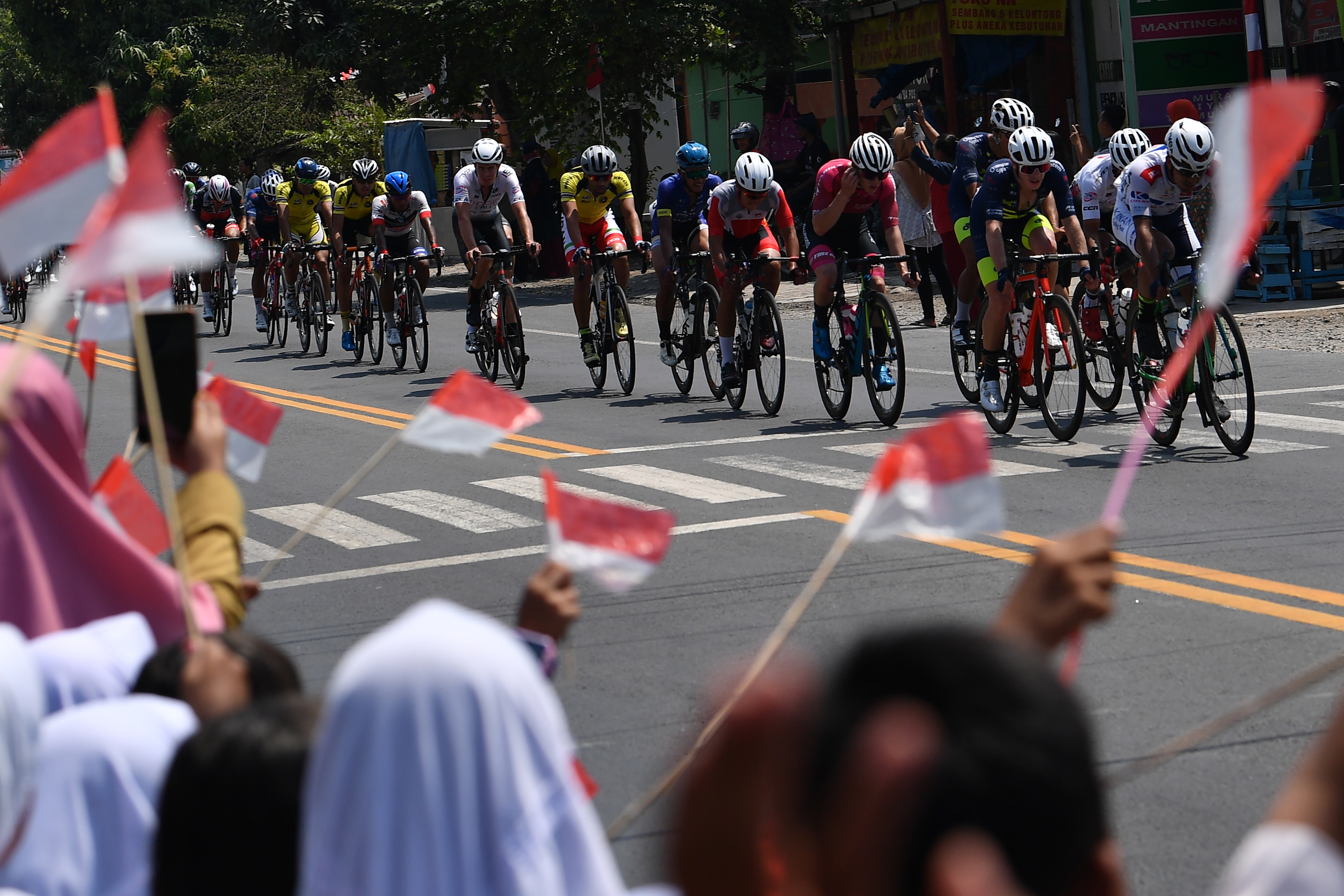 Etape pertama Tour de Indonesia 2019.