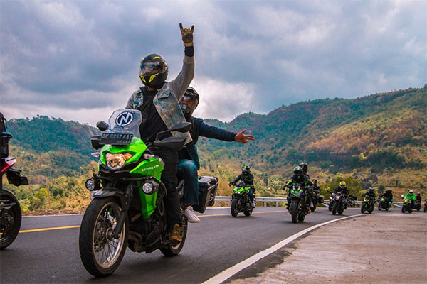 Menjelajah 1.230 Km Bersama Biker Kawasaki dan NCIG Indonesia