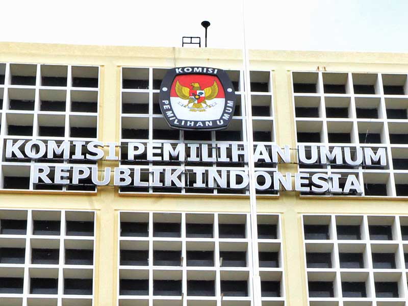 Gedung Komisi Pemilihan Umum di Jalan Imam Bonjol, Jakarta