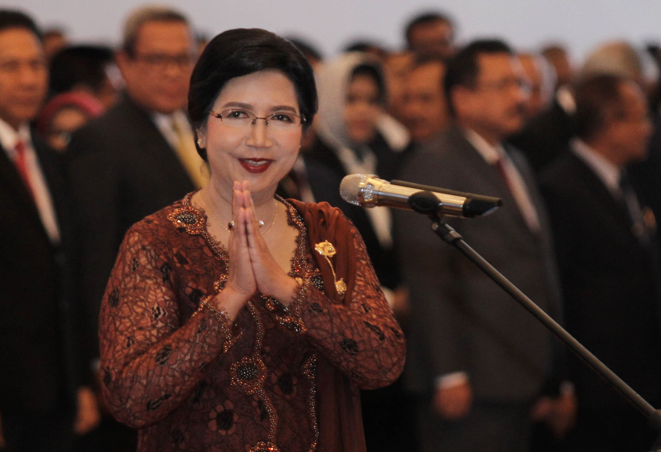 Deputi Gubernur Senior Bank Indonesia Destry Damayanti di Gedung Mahkamah Agung, Jakarta, Rabu (7/8).