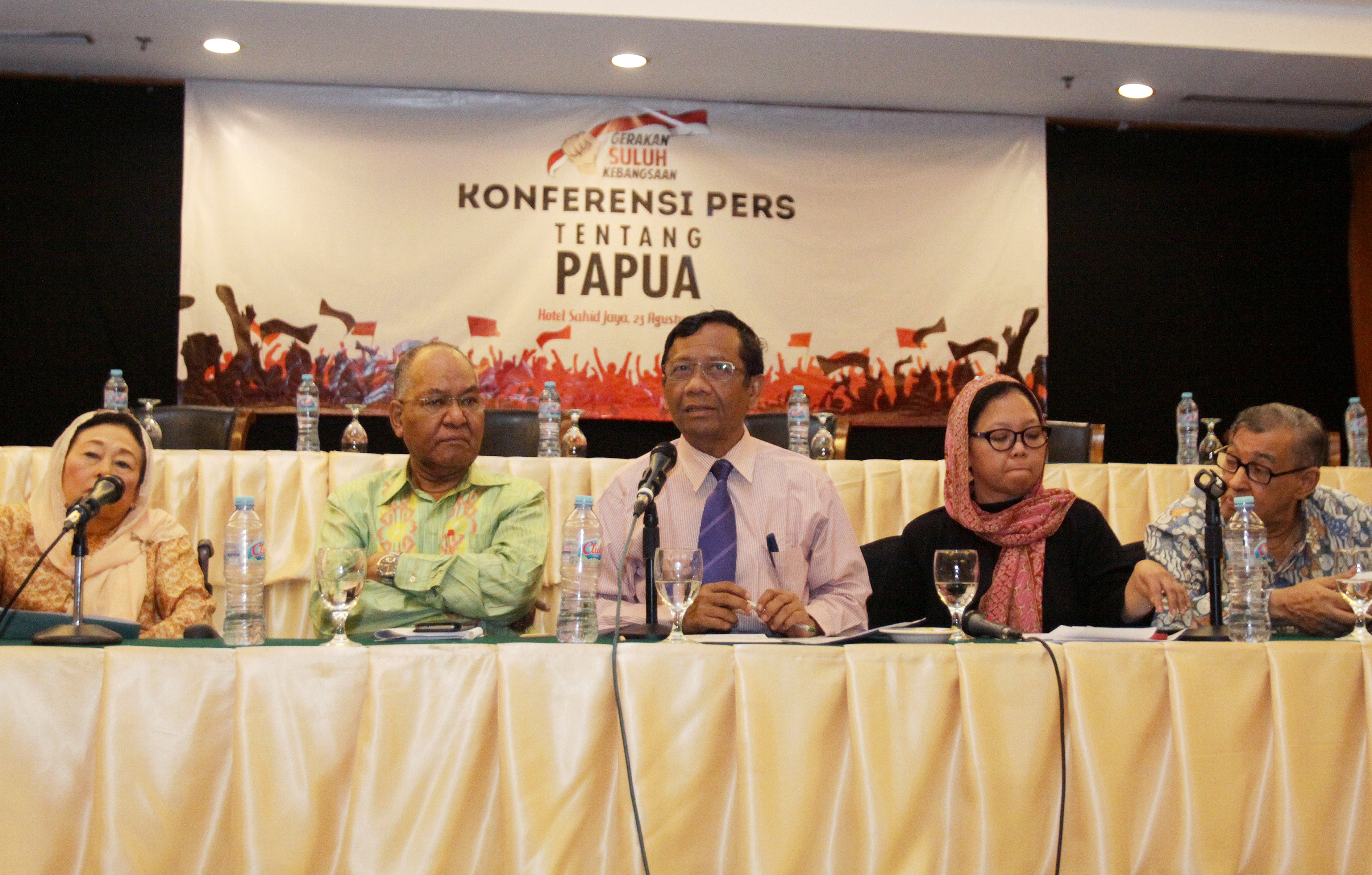 Gerakan Suluh Kebangsaan memberikan pernyataan sikap terkait dengan aksi protes yang terjadi di Papua.