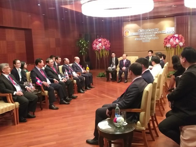 Delegasi DPR RI dipimpin oleh Wakil Ketua DPR RI menghadiri Sidang Umum ke-40 ASEAN Inter-Parliamentary Assembly di Bangkok, Thailand.