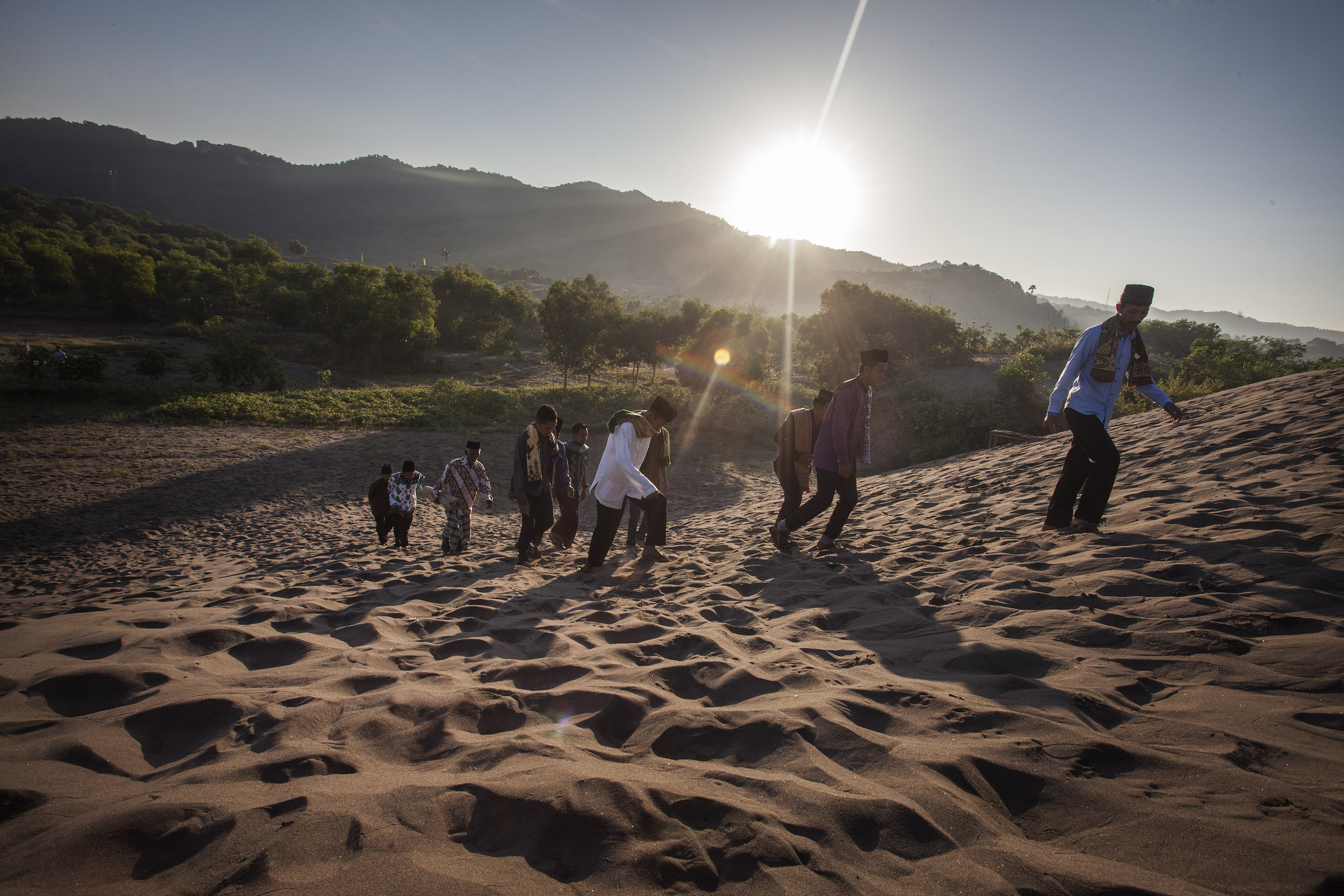 Gumuk Pasir menjadi lokasi penyelenggaraan The Royal Jogja Sand Dunes Geospatial Run 2019.