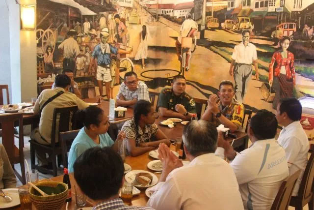 Silaturahmi, Kapolres Jamin Keamanan Mahasiswa/i Papua di Tangerang. 