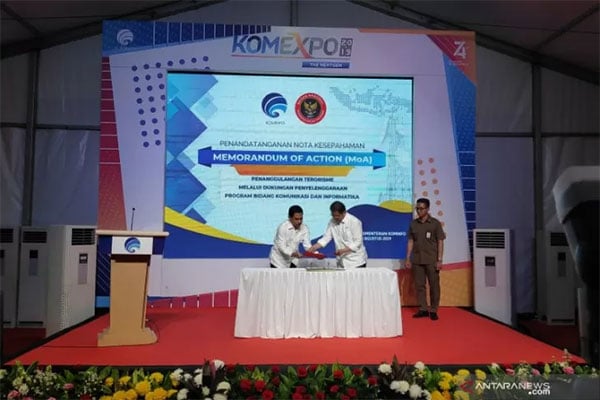 Kemenkominfo-BNPT Sepakati Kerja Sama Berantas Terorisme