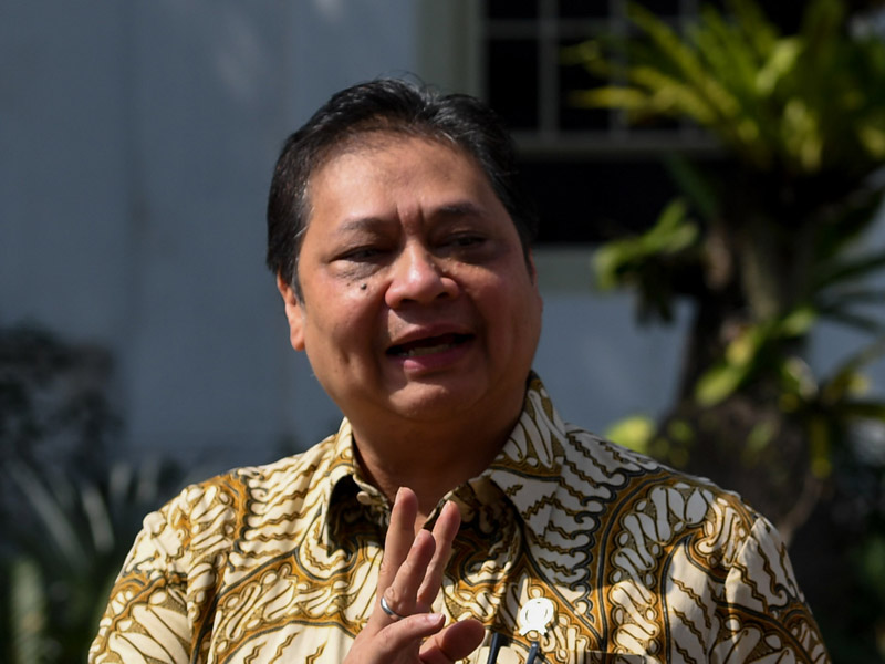 Menteri Perindustrian Airlangga Hartarto