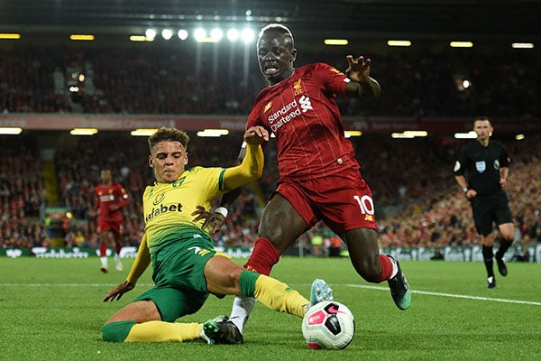Liverpool vs Norwich City's