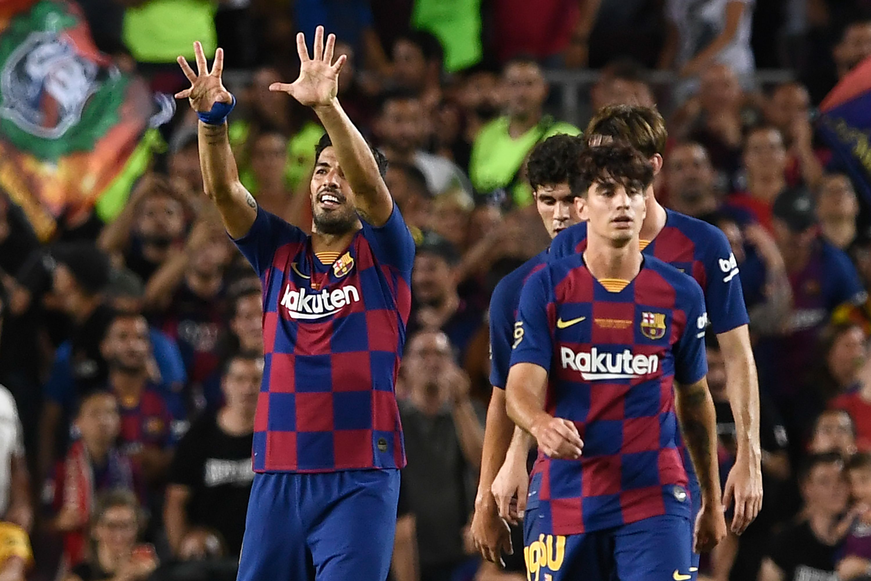 Gol Telat Suarez Antar Barcelona Kalahkan Arsenal