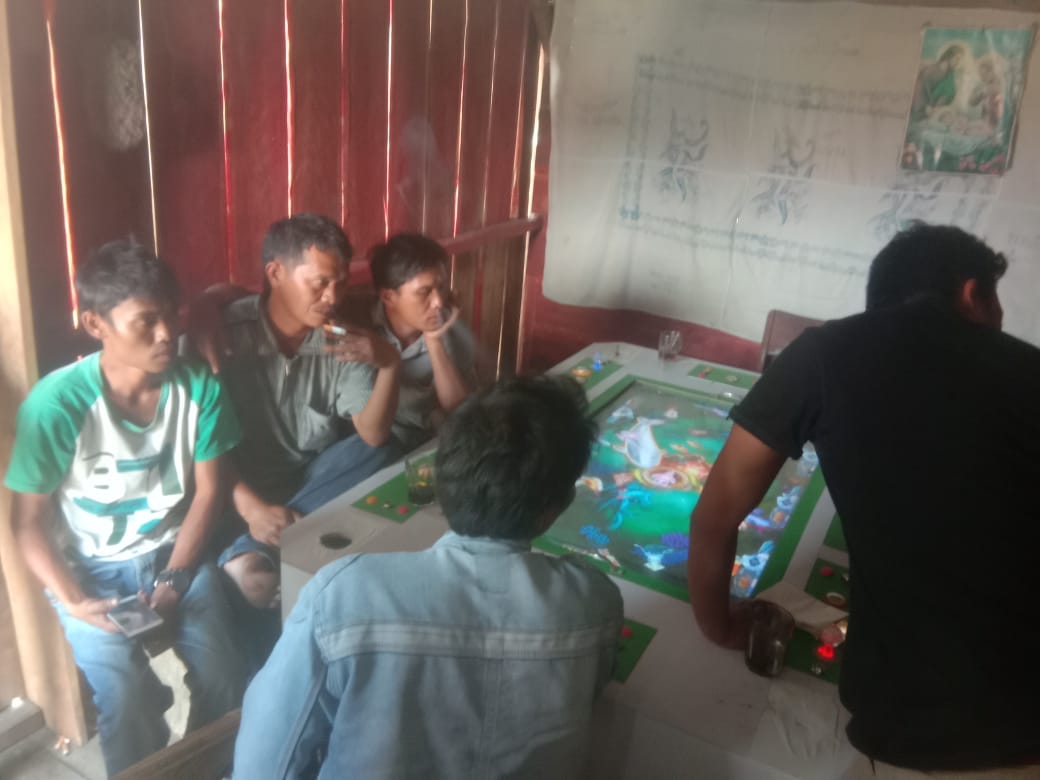 Para pelaku judi tembak ikan diamankan di Polres Tapanuli Utara 