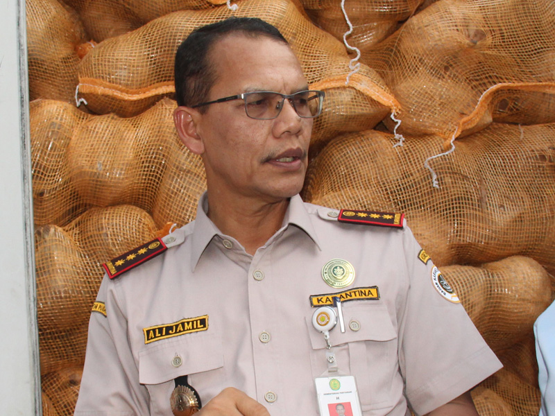 Kepala Badan Karantina Pertanian Ali Jamil