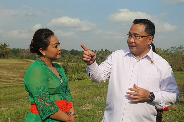 Kunjungan Menteri Desa, Pembangunan Daerah Tertinggal, dan Transmigrasi ke Tabanan