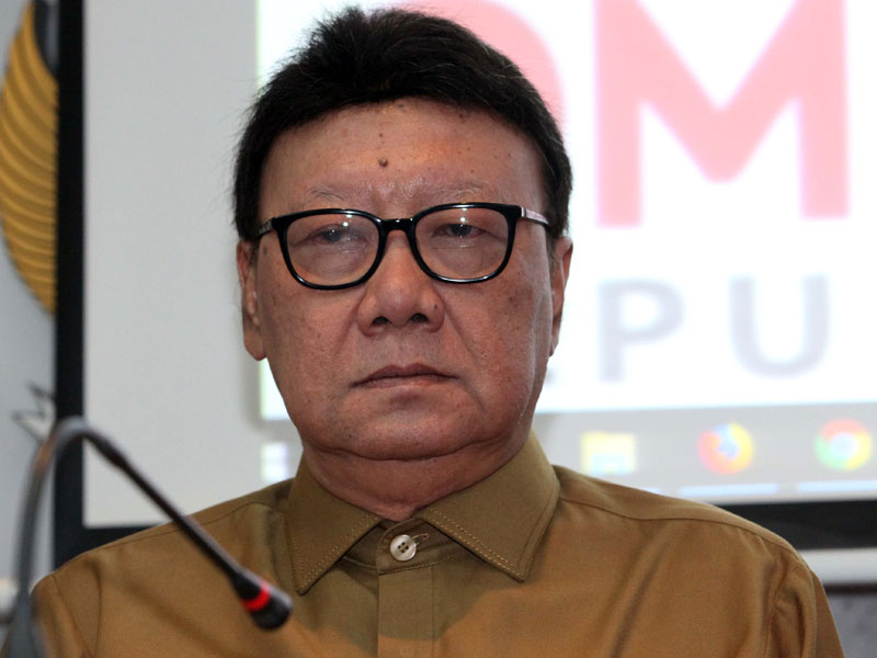 Menteri Dalam Negeri Tjahjo Kumolo.