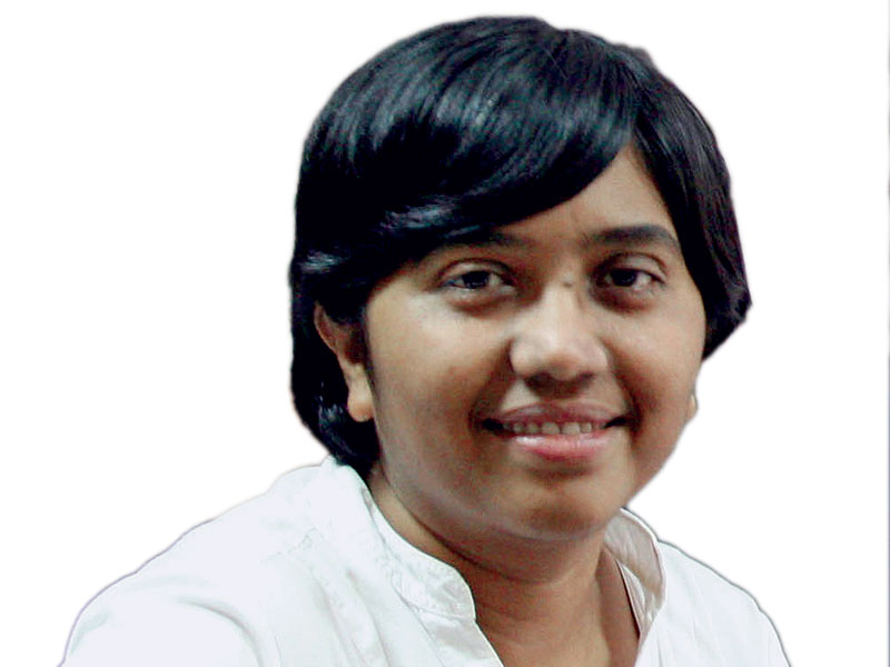 Direktur Yayasan Lembaga Bantuan Hukum Indonesia Asfinawati.