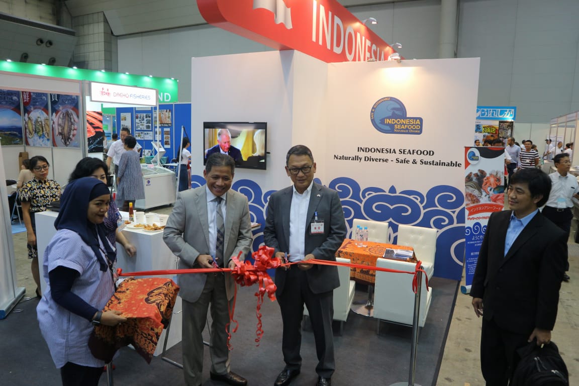 Kementerian Kelautan dan Perikanan saat mengikuti JISTE 2018