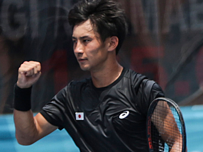 Petenis Jepang Sho Shimabukuro.