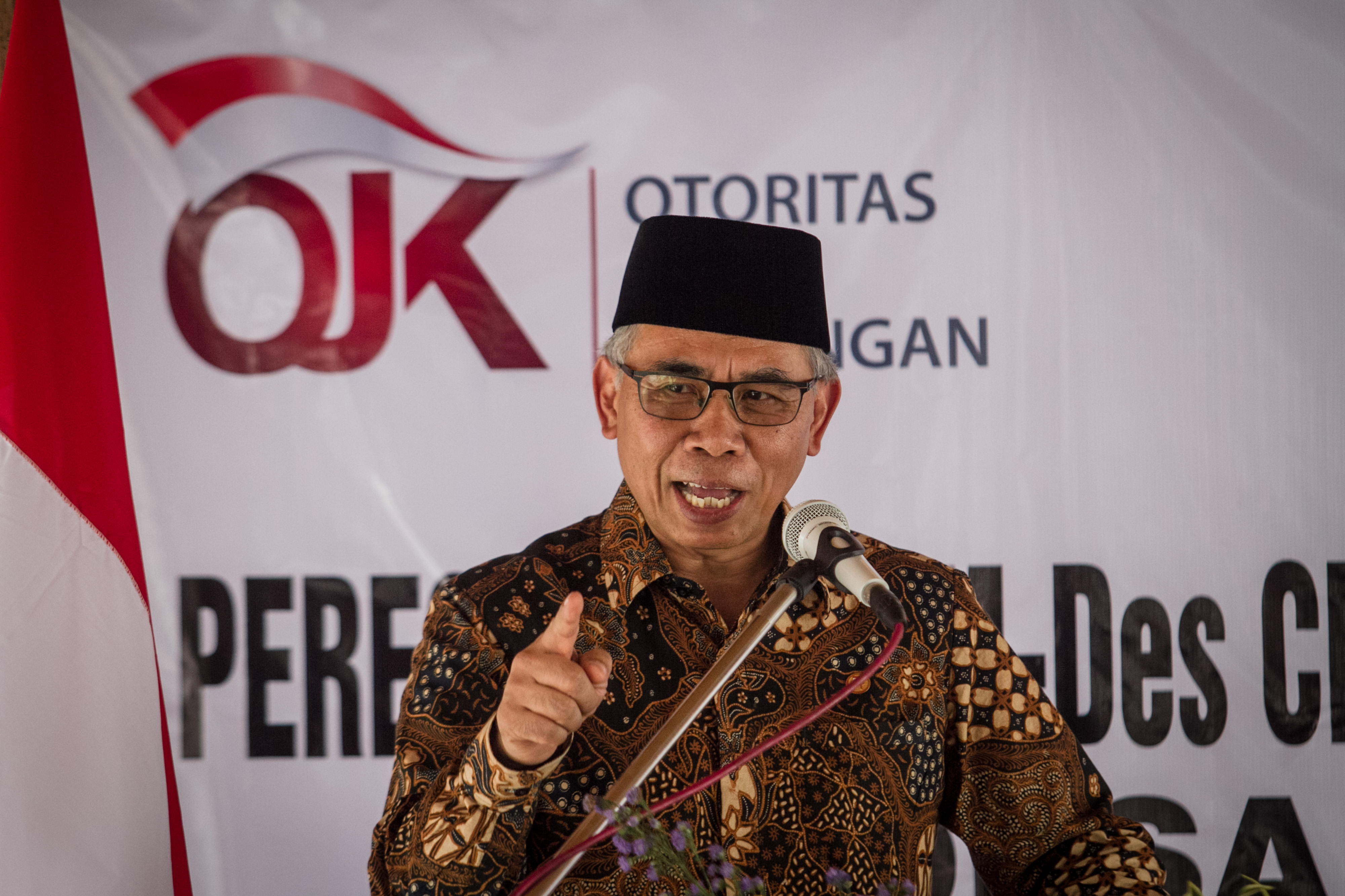 Ketua Dewan Komisioner Otoritas Jasa Keungan (OJK) Wimboh Santoso