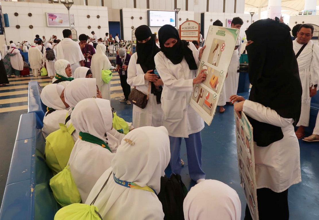 Arahan kepada calon haji untuk menjaga kesehatan.