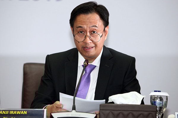 Direktur Keuangan & Strategy Bank Mandiri Panji Irawan.