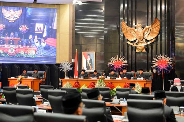 Ilustrasi -- Rapat Paripurna di DPRD DKI Jakarta