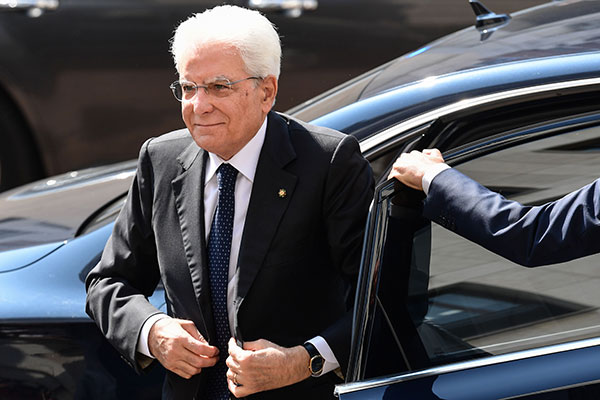 Presiden Italia Sergio Mattarella