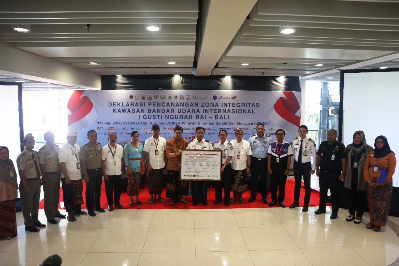 Bea Cukai Deklarikasikan Zona Integritas Bandara Internasional I Gusti Ngurah Rai