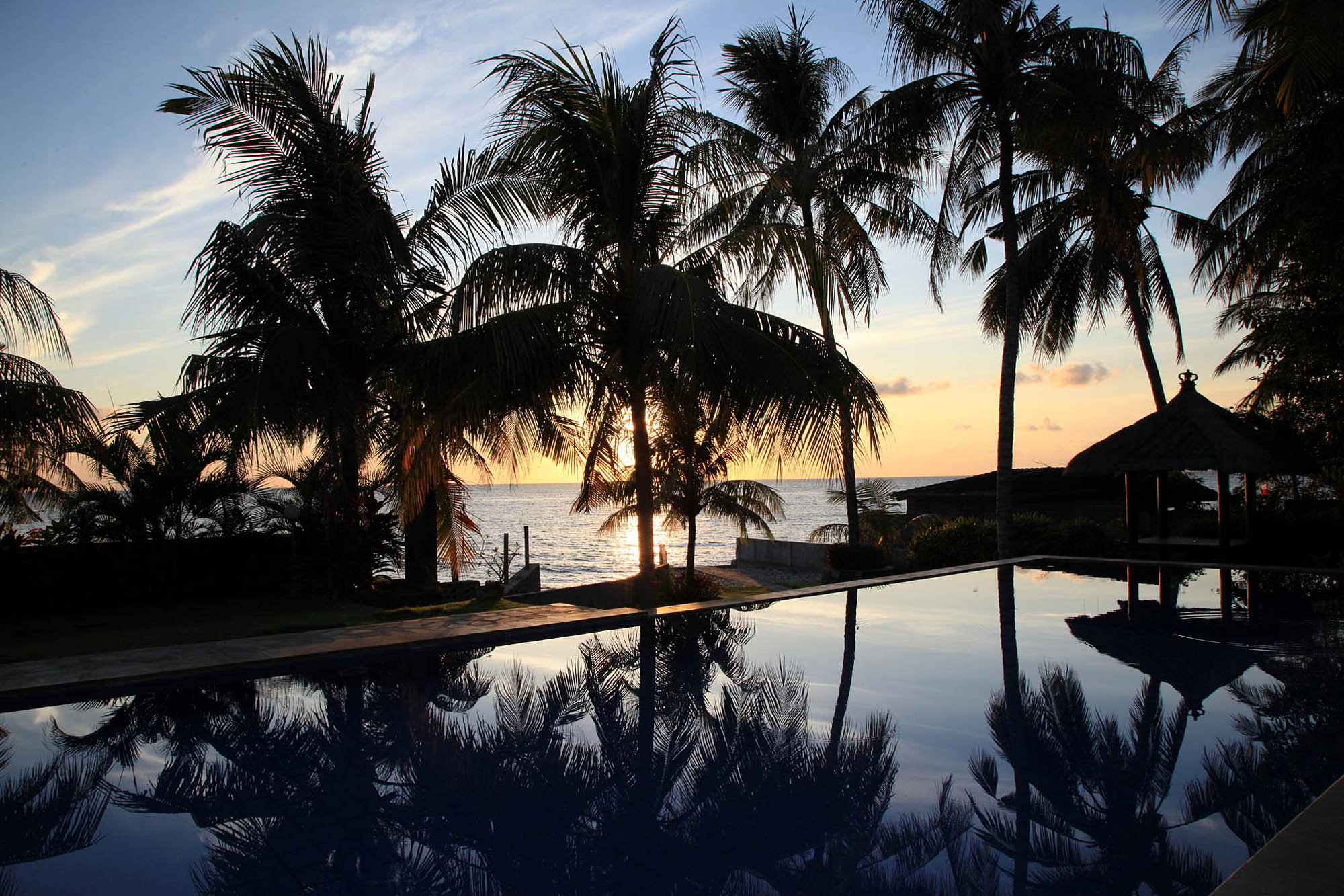 Pemandangan Ocean Tulamben View, Bali Utara.