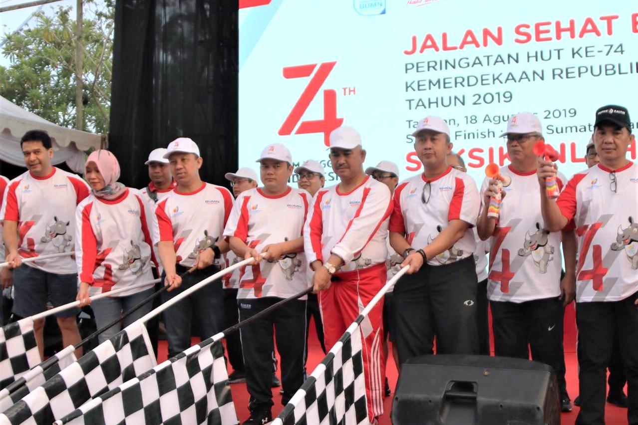 Ribuan Warga Kaltara Ramaikan Jalan Sehat BUMN