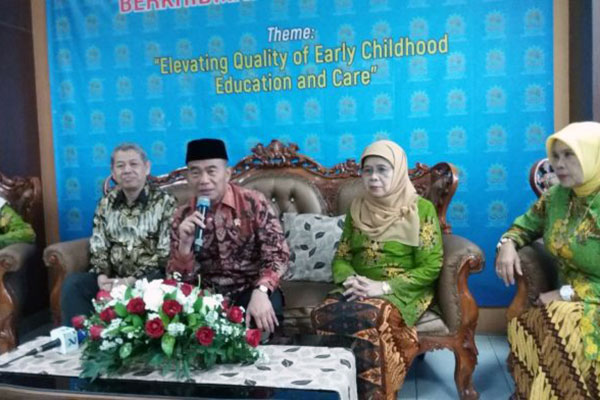 Menteri Pendidikan dan Kebudayaan, Muhadjir Effendi, membuka International Conference on Early Childhood Education and Care of Aisyiyah 