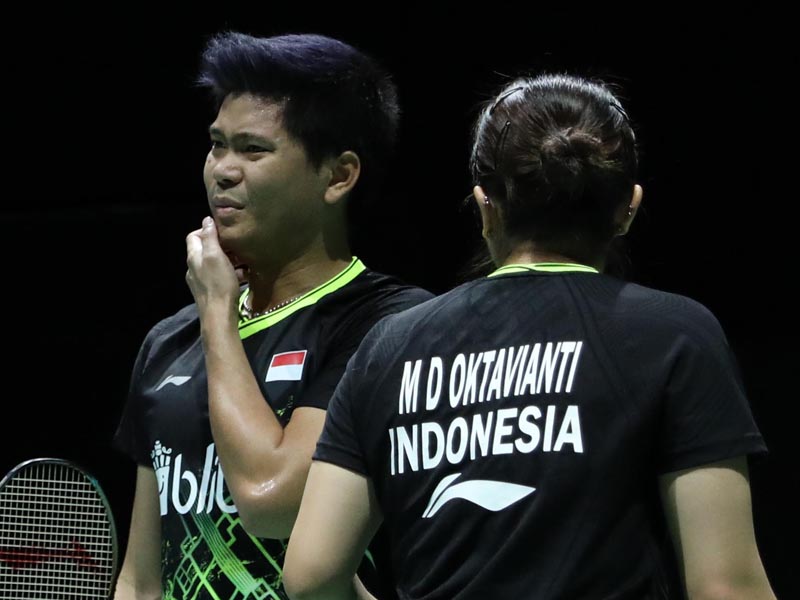 Ganda campuran Indonesia Praveen Jordan/Melati Daeva Oktavianti 