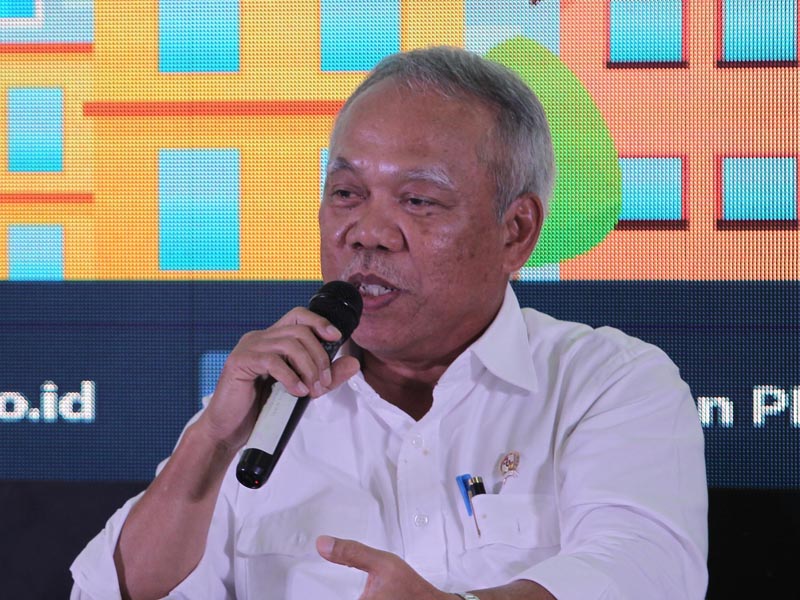 Menteri Pekerjaan Umum dan Perumahan Rakyat (PUPR) Basuki Hadimuljono