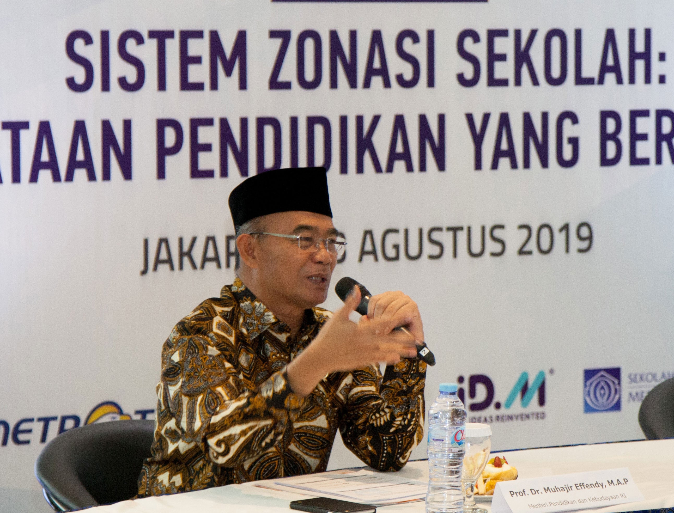 FGD KEMENDIKBUD: Menteri Pendidikan dan Kebudayaan RI Muhajir Effendy