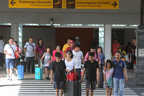 Jumlah Wisatawan ke Bali Menurun