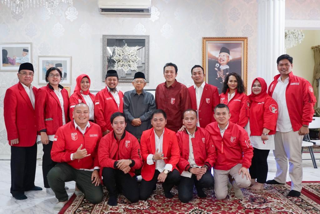 Pertemuan pengurus Partai Keadilan dan Persatuan Indonesia (PKPI) dan Wapres Terpilih Ma'ruf Amin. 