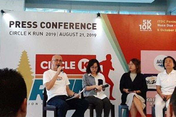 Konferensi pers Circle K Run 2019