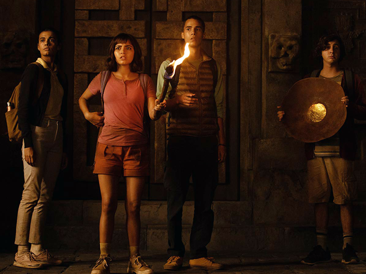 Salah satu adegan dalam Dora and the Lost City of Gold