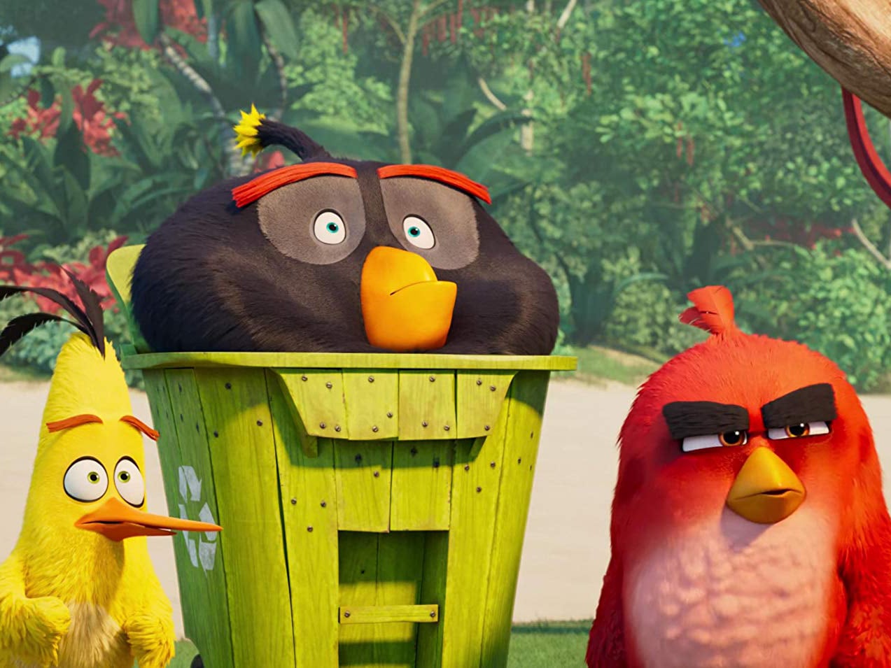 Salah satu adegan dalam film Angry Birds 2. 
