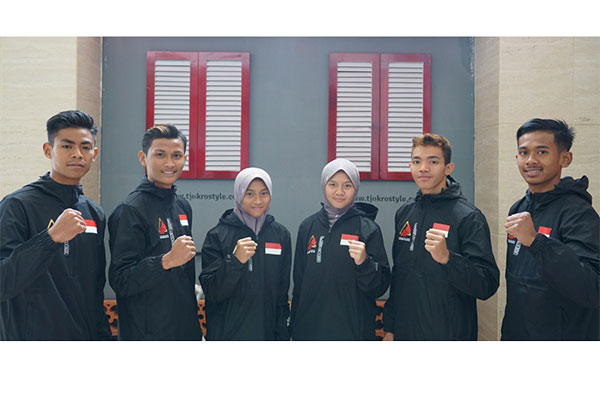 enam atlet muda ke IFSC Youth World Championships di Arco, Italia, 22-31 Agustus 2019. 