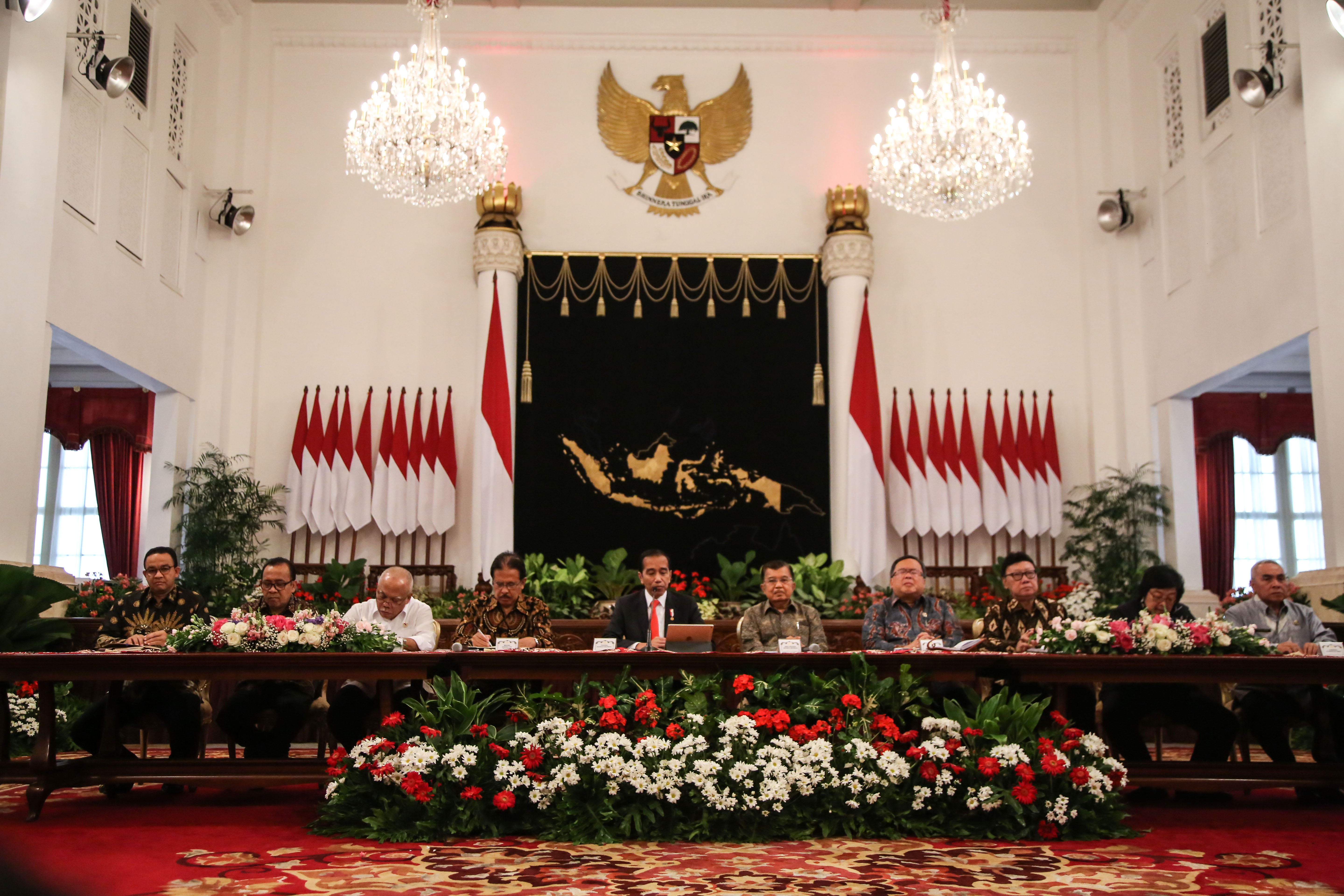 Presiden RI Joko Widodo umumkan ibu kota baru.