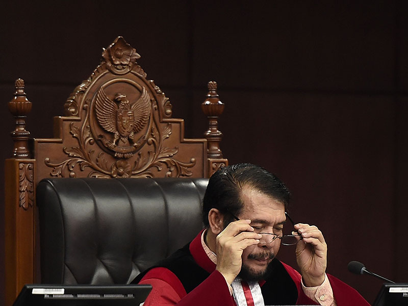  Ketua Mahkamah Konstitusi (MK) Anwar Usman.