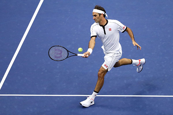 Petenis Swiss Roger Federer 
