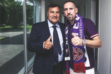 Franck Ribery (kanan)