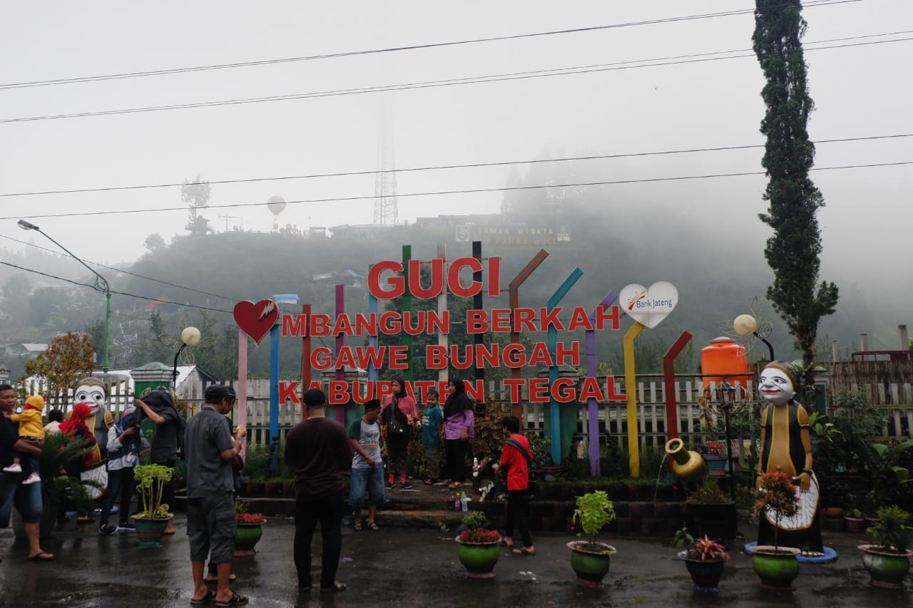 Gunung Slamet Waspada, Obyek wisata Guci Aman