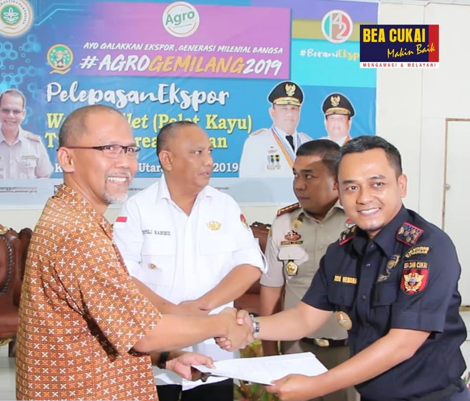 Pelepasan ekspor wood pallet ke Korea Selatan.