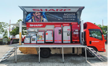 Truk Sharp Keliling Ratusan Kota