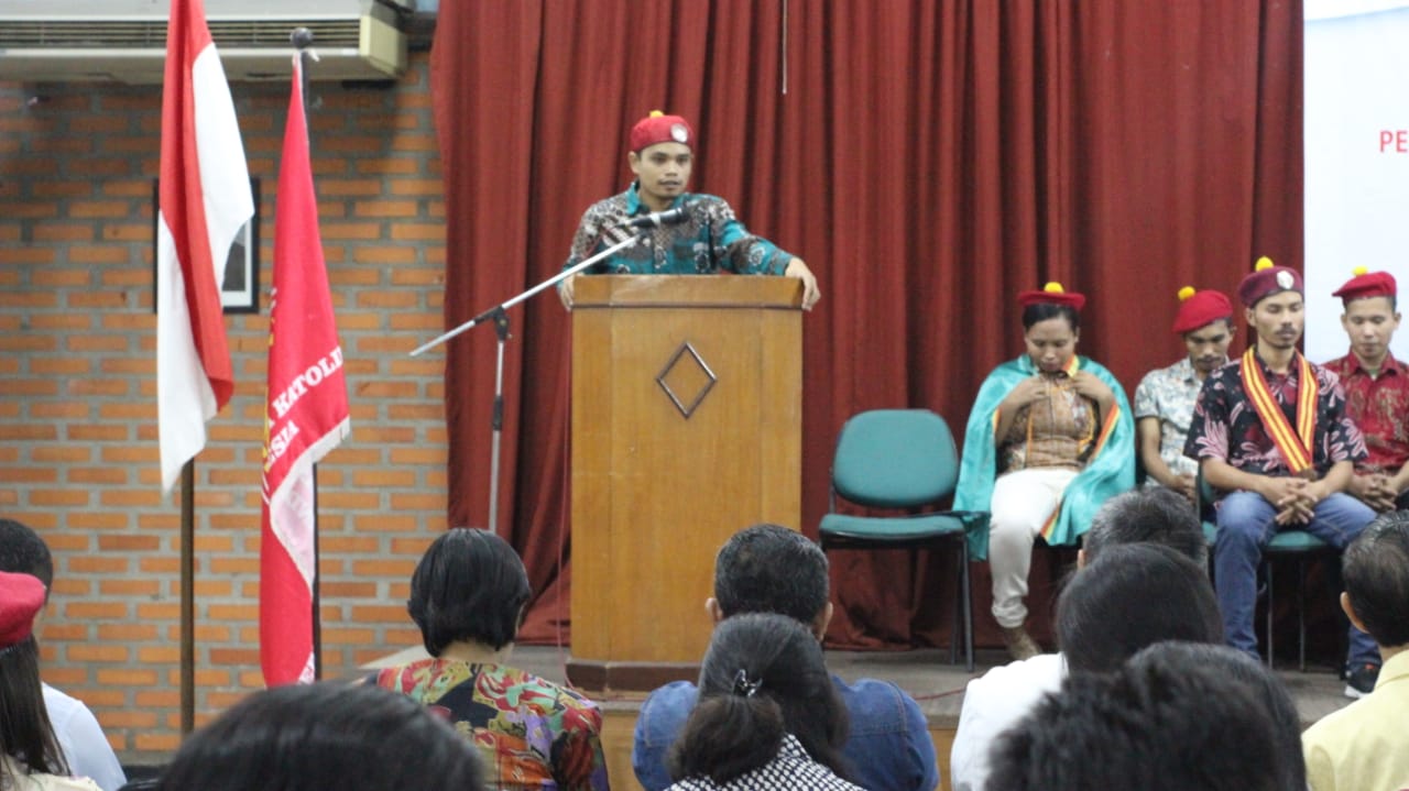 Komisaris Daerah (Komda) III PP PMKRI St Thomas Aquinas, Ewaldus Bole.