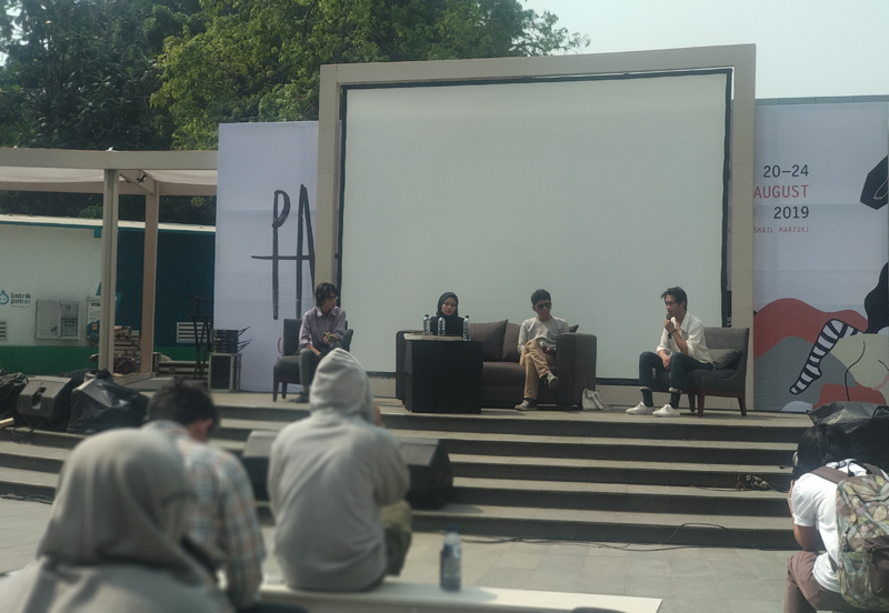 Demographics Mapping of Literary Community in the Digital Era, rangkaian Jakarta International Literary Festival 2019, di Taman Ismail Marzu
