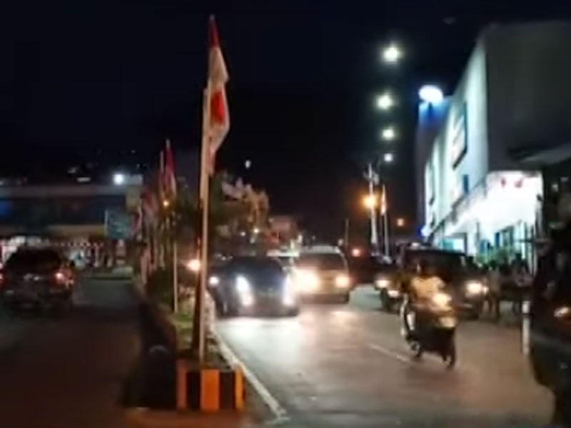 Suasana Kota Papua semalam sudah mulai kondusif.